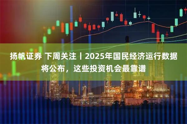 扬帆证券 下周关注丨2025年国民经济运行数据将公布，这些投资机会最靠谱